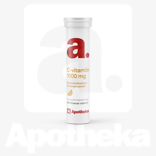 A. C VITAMIIN 1000MG APELSIN KIHISEV TBL N20