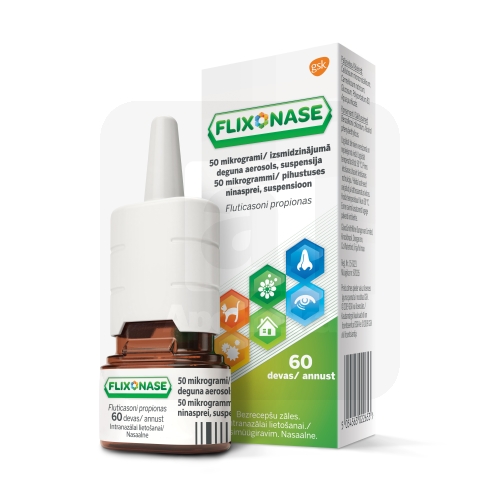 FLIXONASE NINASPREI, SUSPENSIOON 50MCG/D 60D