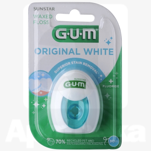 GUM ORIGINAL WHITE ОТБЕЛИВАЮЩАЯ НИТЬ 30М /2040/