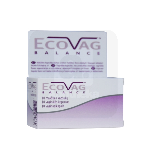 ECOVAG BALANCE VAGINAL CAPS N10