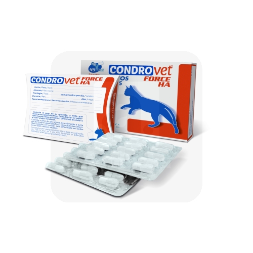 Kапсулы для кошек Bioiberica Condrovet Force HA 45 шт