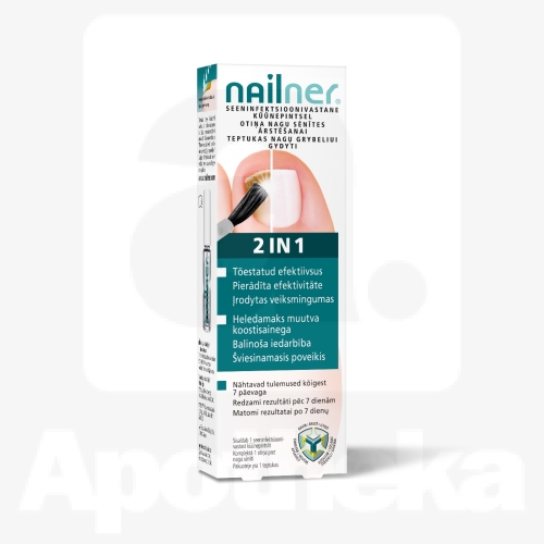 NAILNER 2IN1 KÜÜNEPINTSEL SEENHAIGUSTE RAVIKS 5ML