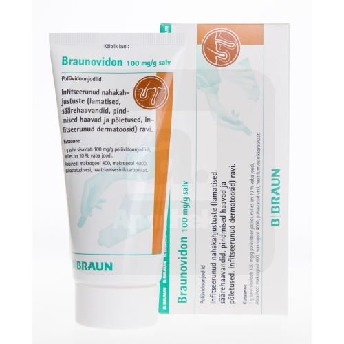 BRAUNOVIDON SALV 100MG/G 100G