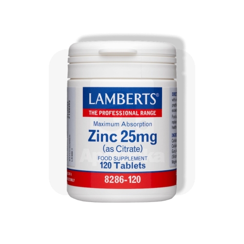 LAMBERTS TSINK (TSITRAADINA) 25MG N120
