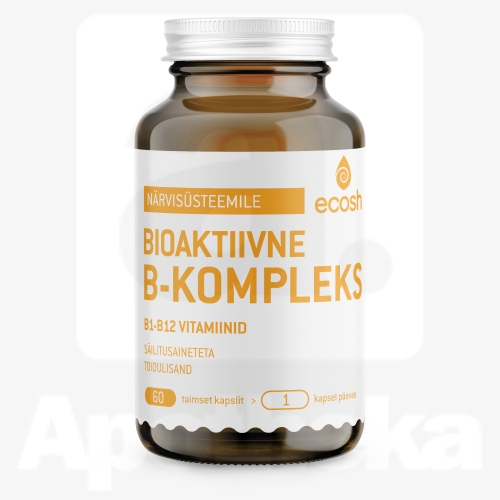 ECOSH B-KOMPLEKS BIOAKTIIVNE KAPSLID N60
