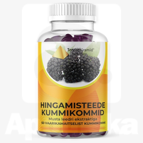 TERVISEPÜRAMIID HINGAMISTEEDE KUMMIKOMMID N60