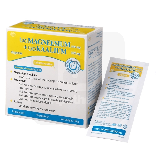 BIO MAGNEESIUM+BIO KAALIUM PULBER N30
