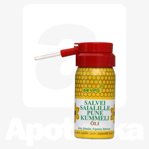 VIPIS SALVEI-SAIALILL-PUNE-KUMMEL ÕLI AEROSOOL 31G