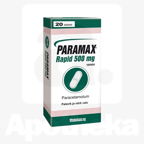 PARAMAX RAPID TBL 500MG N20
