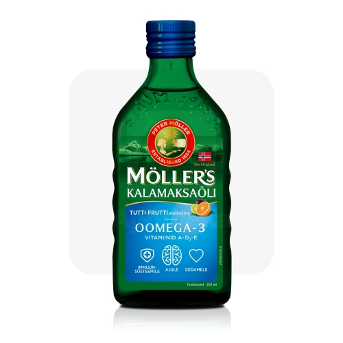 MÖLLERI KALAMAKSAÕLI (TUTTI-FRUTTI) 250ML