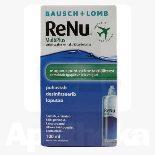 BAUSCH&LOMB RENU MULTIPLUS 100ML (KONTAKTLÄÄTSEDE DES.LAH)