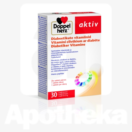 DOPPELHERZ AKTIV DIABEETIKUTE VITAMIINID TBL N30