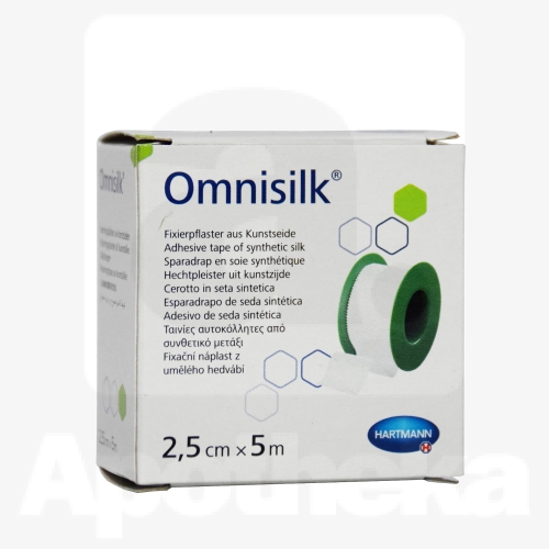 OMNISILK RULLPLAASTER 2,5CMX5M (SIIDIST) /900431/