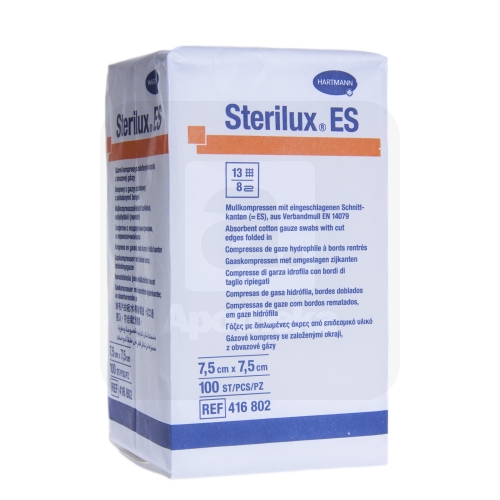 MARLI SALVRÄTIKUD MITTESTER. STERILUX ES 7,5X7,5CM N100 /416802/