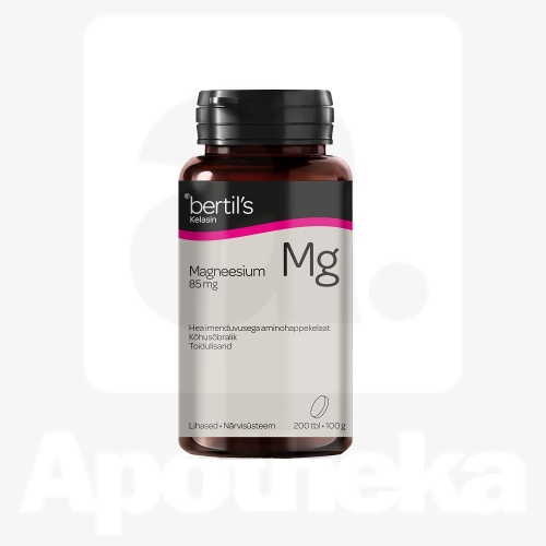 BERTILS KELASIN MAGNEESIUM TBL 85MG N200