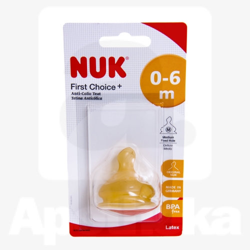 NUK FC+ PUDELILUTT 1 (PIIM, LATEKS) 0-6 KUUD N1