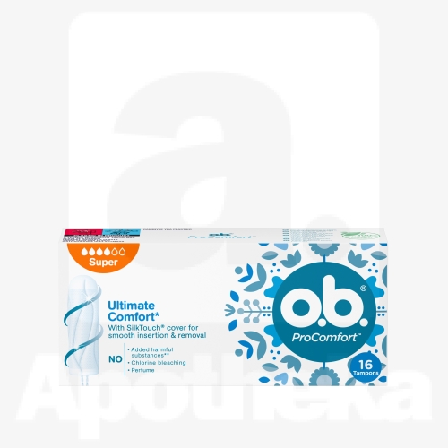 Тампоны o.b.® ProComfort™ Super 16 шт