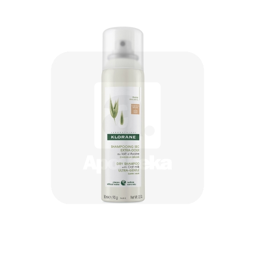 Klorane Dry Shampoo-Spray with Oat Milk for brown to dark hair 150 ml