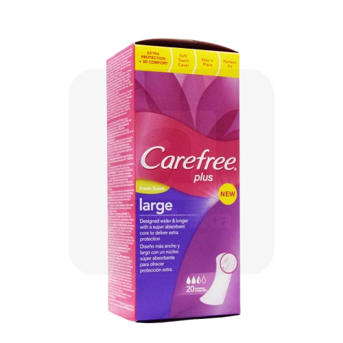 Прокладки Carefree plus Large fresh ежедневные, 20 шт.