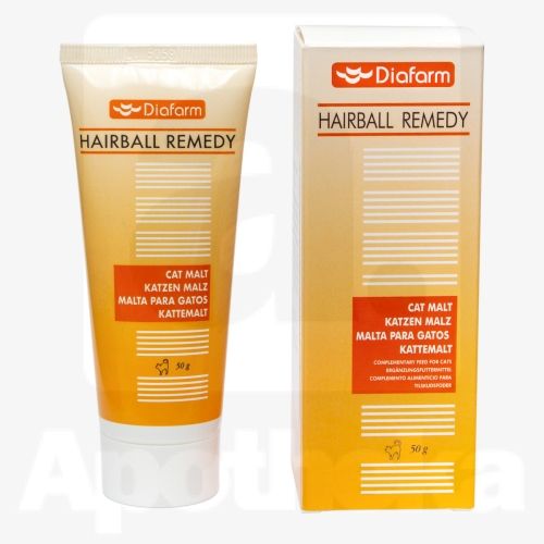 Diafarm дополнительный корм для котов для выведения проглоченной шерсти, 50 г