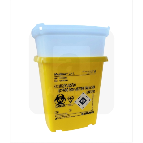 MEDIBOX TERAVATE JÄÄTMETE KONTEINER 2,4L N1
