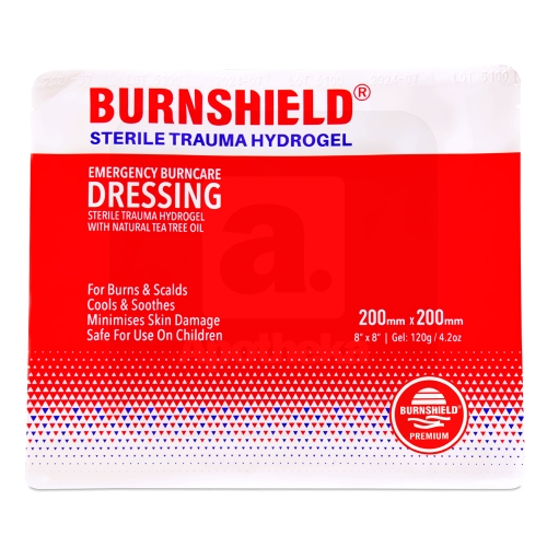 BURNSHIELD PÕLETUSSIDE GEELIGA STERIILNE 20X20CM