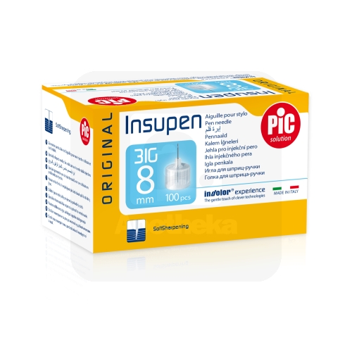 INSULIININÕELAD INSUPEN ORIGINAL 31G 0,25MM 8MM N100