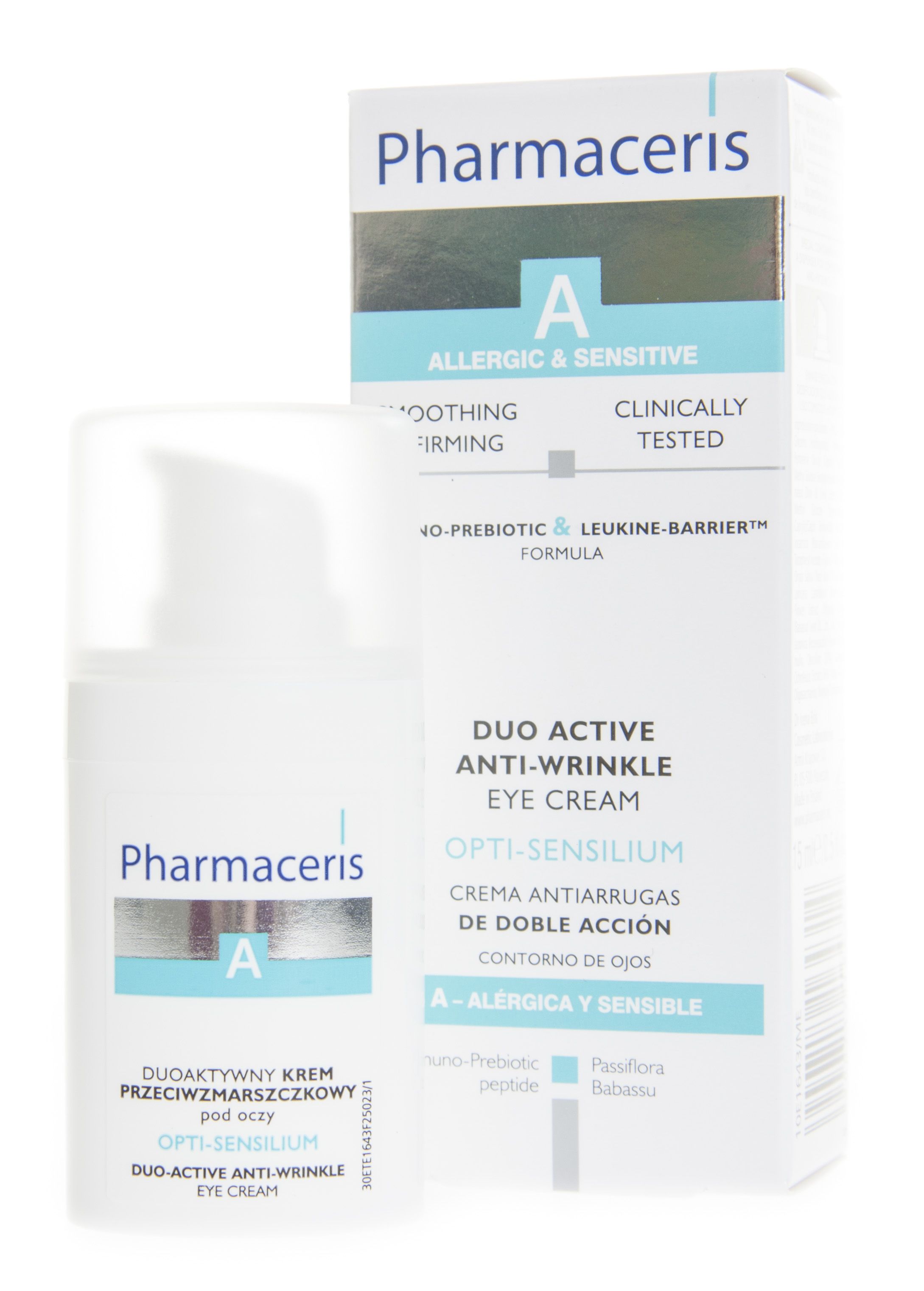 PHARMACERIS A OPTI-SENSILIUM DUO-ACTIV SILMAKREEM SPF10 15ML - Изображение товара 2