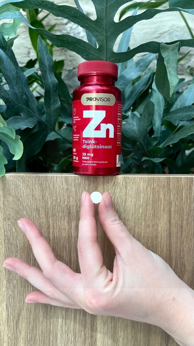 PROVISOR TSINKDIGLÜTSINAAT 25MG N60 - Изображение товара 2