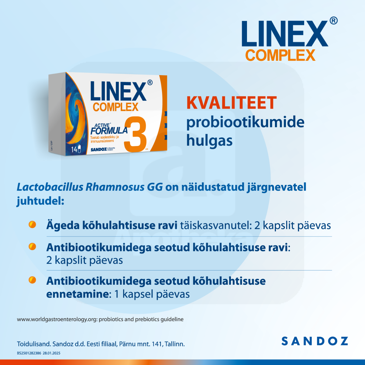 LINEX COMPLEX KAPSLID N14 - Изображение товара 3