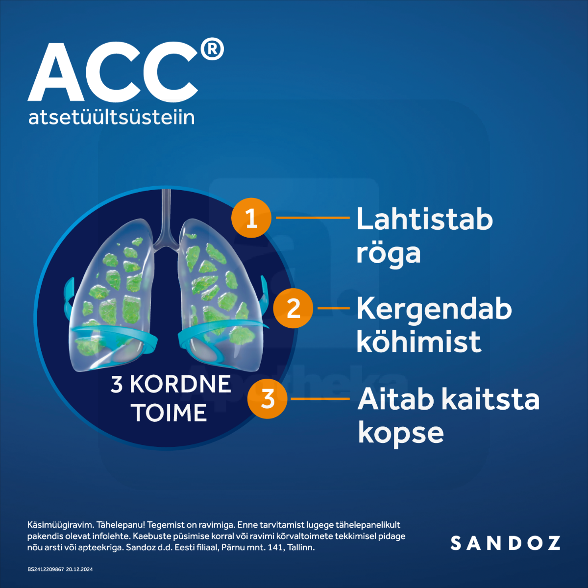 ACC LONG KIHISEV TBL 600MG N10 - Изображение товара 2