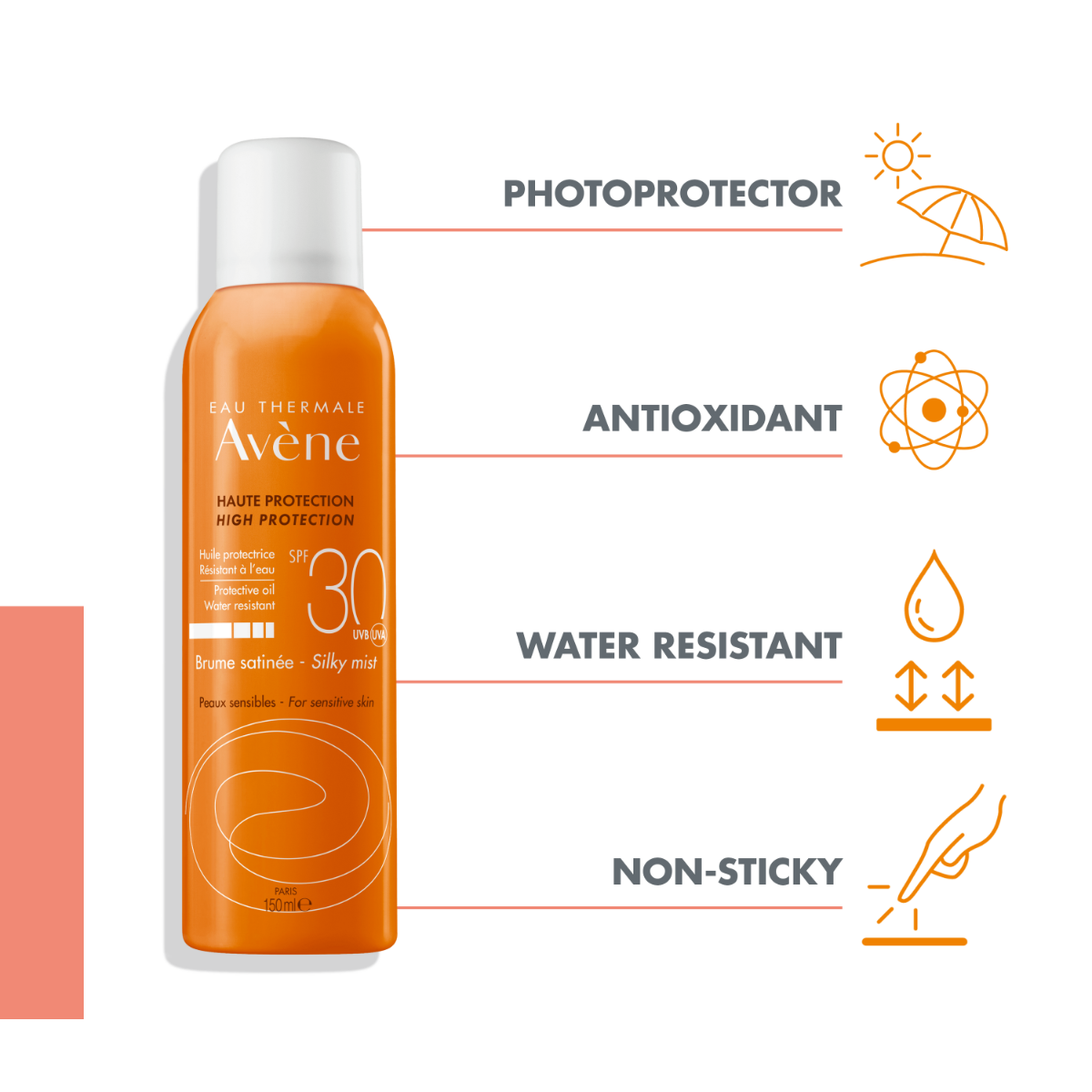 AVENE SUN CARE SPF 30 SILKY MIST 150ML - Изображение товара 2