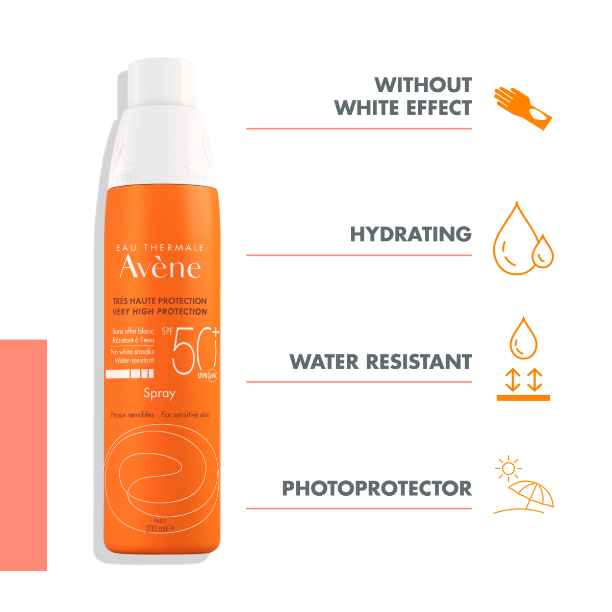 AVENE SUN CARE SPF 50+ SPRAY 200ML - Изображение товара 2