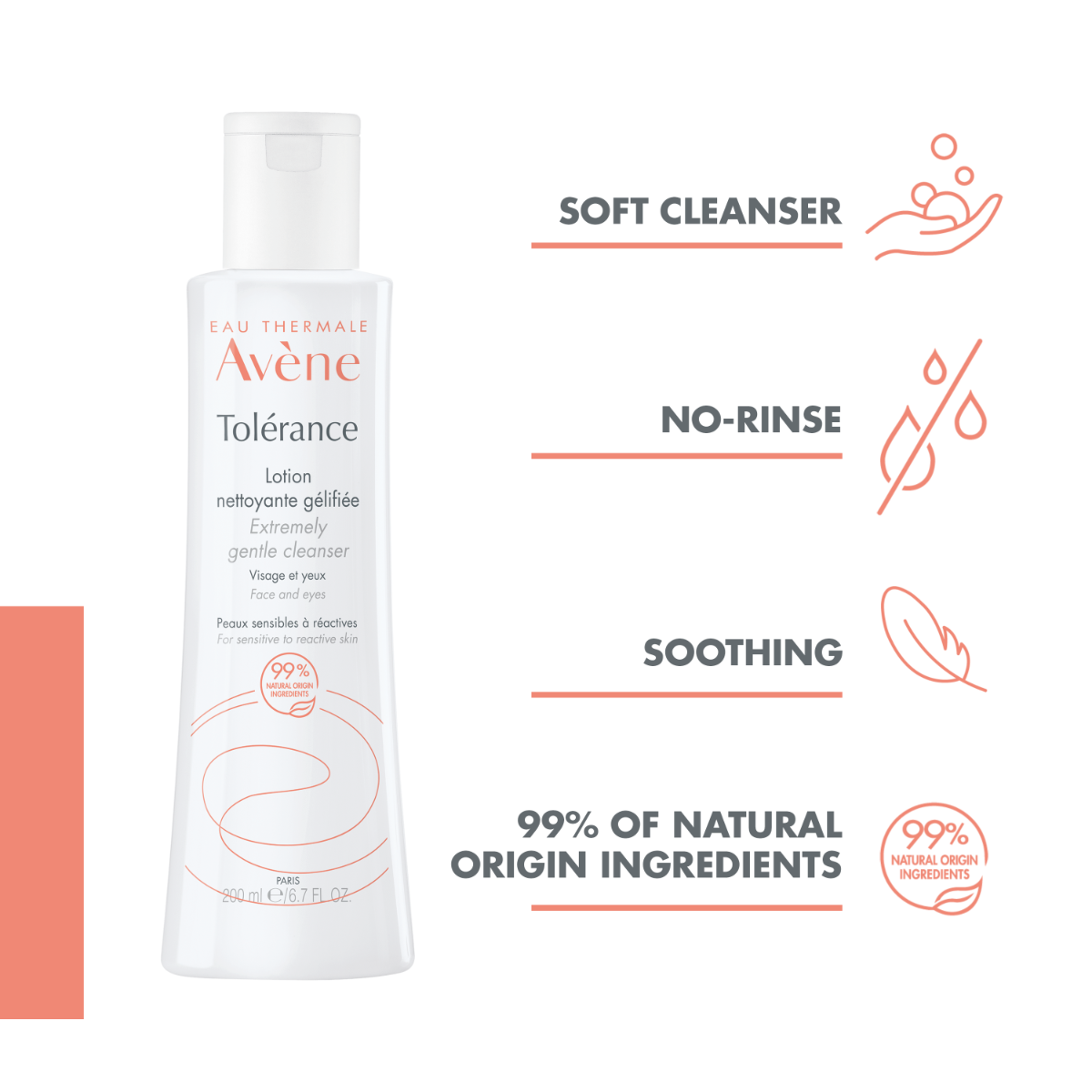 AVENE TOLERANCE PUHASTUSGEEL ERITI ÕRN 200ML - Изображение товара 2