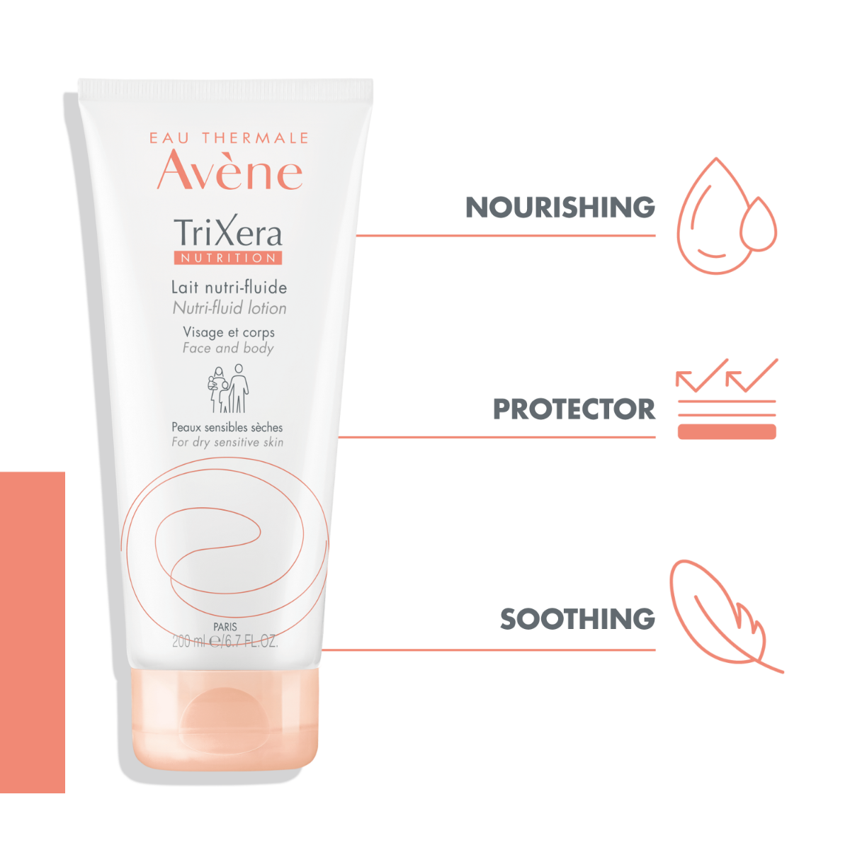 AVENE TRIXERA NUTRITION NUTRI-FLUID LOTION 200ML