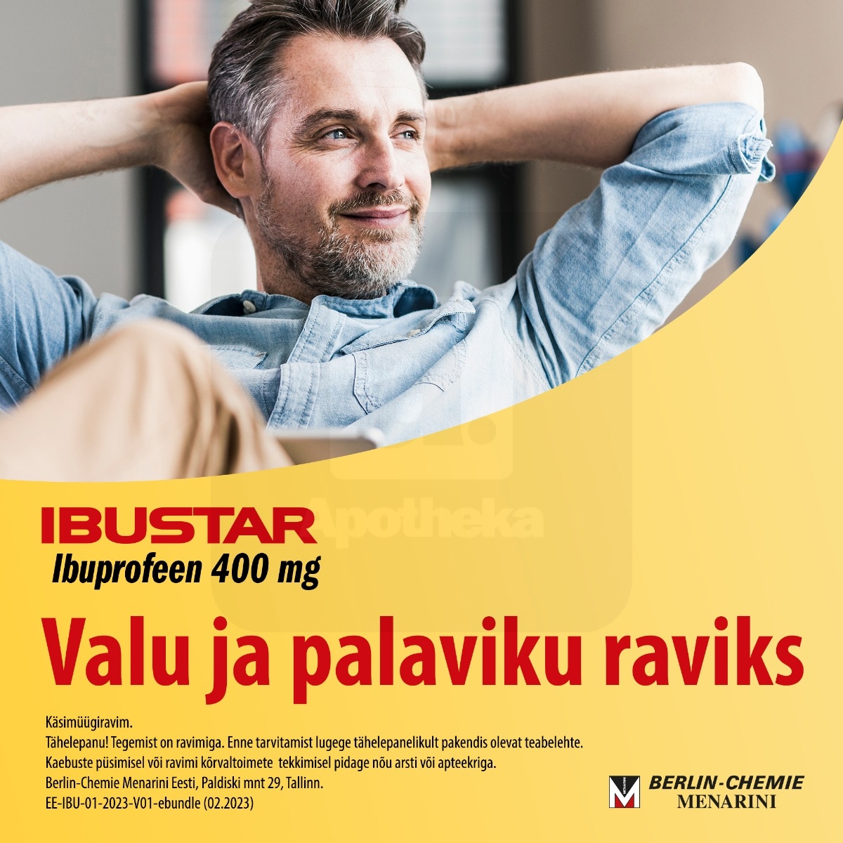IBUSTAR TBL 400MG N30