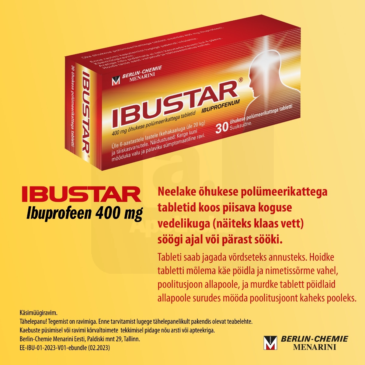 IBUSTAR TBL 400MG N10 - Изображение товара 5