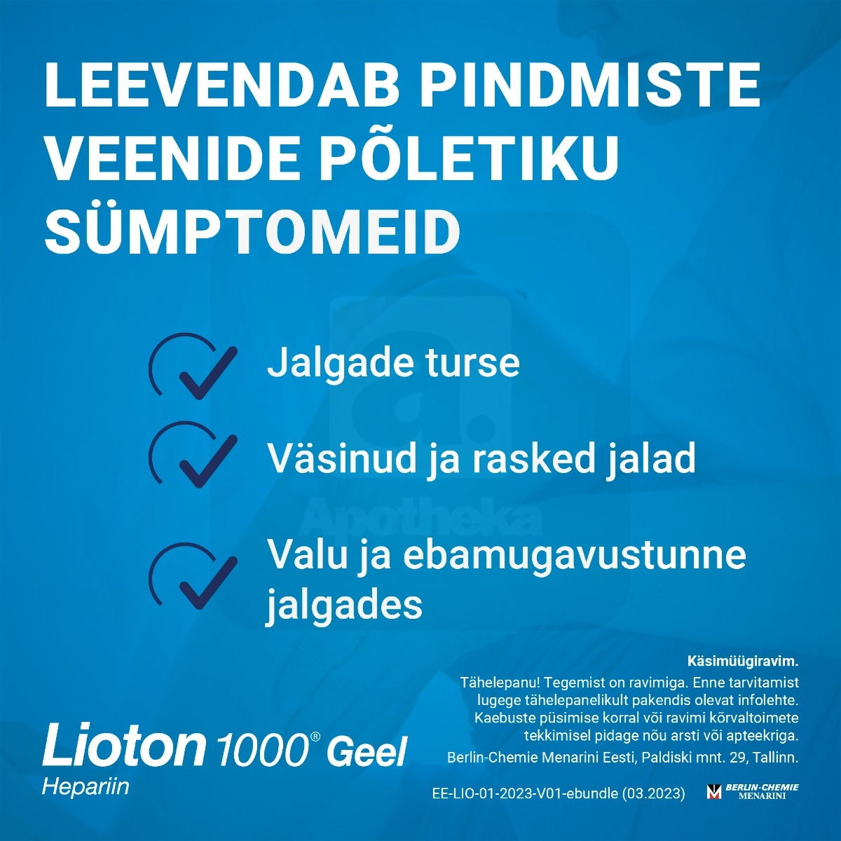 LIOTON GEEL 1000RÜ/G 100G