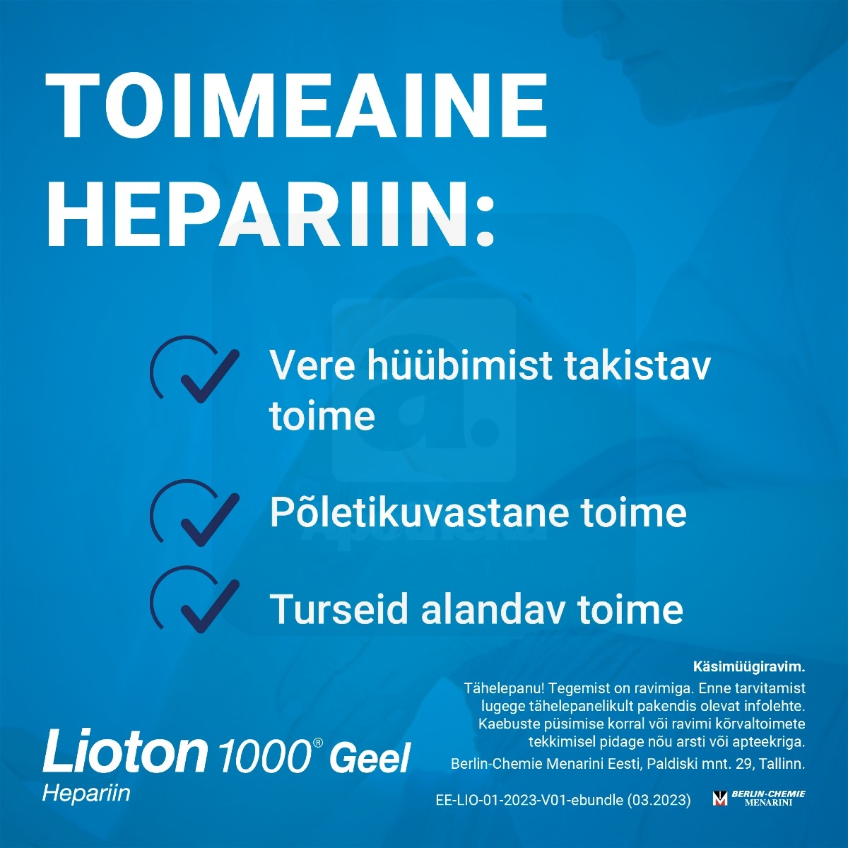 LIOTON GEEL 1000RÜ/G 100G