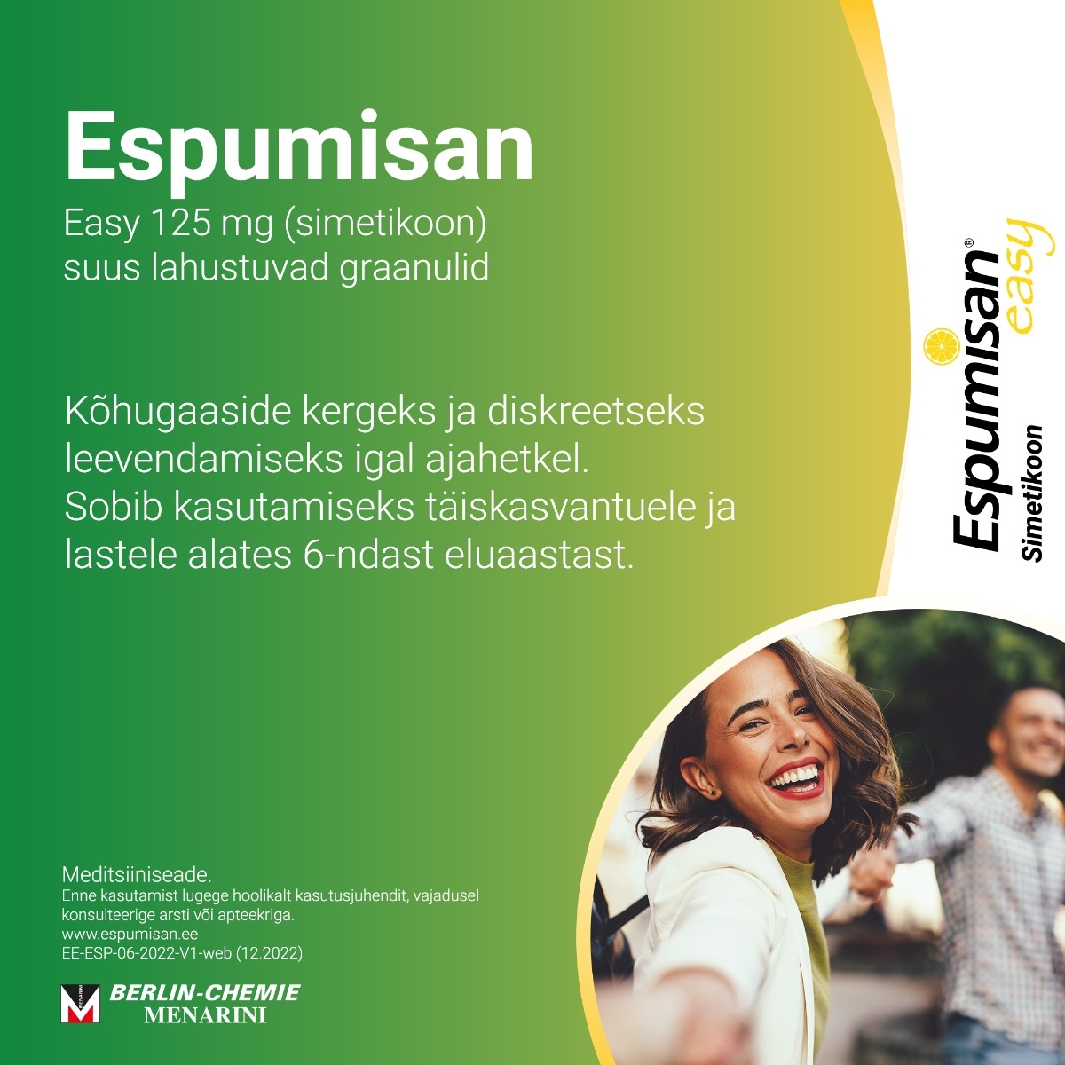 ESPUMISAN EASY SUUS LAH GRAANULID 125MG N14 - Изображение товара 2
