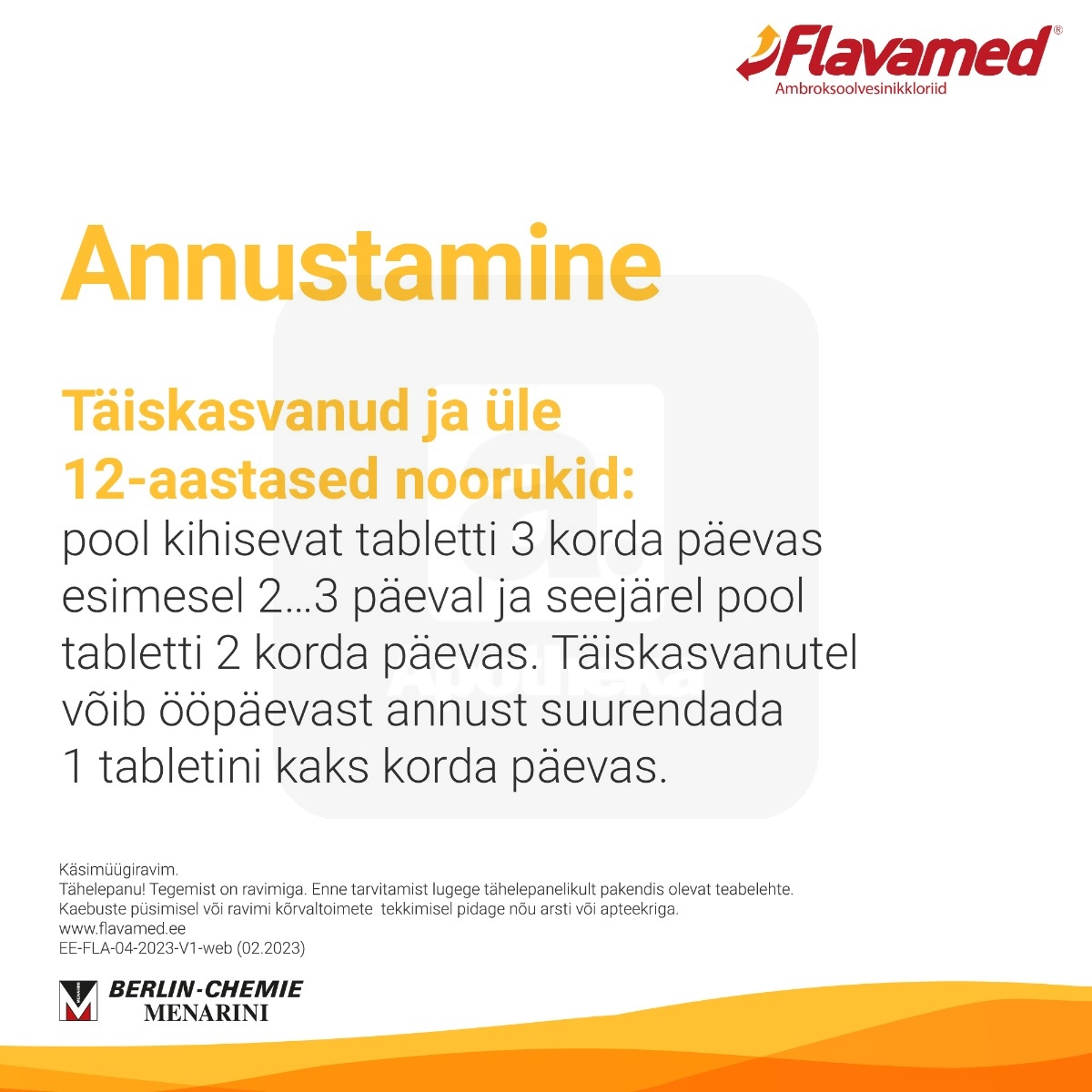 FLAVAMED 60MG KIHISEV TBL 60MG N10 - Изображение товара 3