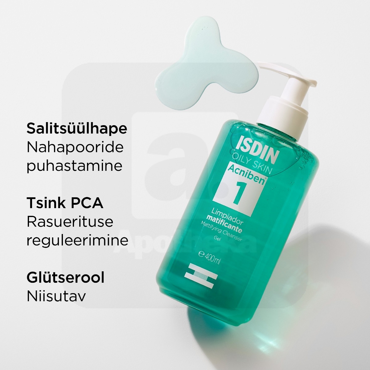 ISDIN ACNIBEN NÄOPESUGEEL 200ML - Изображение товара 4