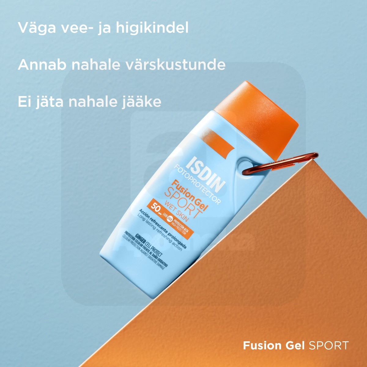 ISDIN SUN PÄIKSEKAITSEGEEL-KREEM SPORT SPF50 100ML - Изображение товара 3