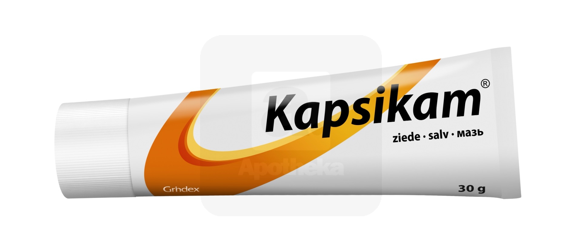 KAPSIKAM SALV 20MG+2MG+30MG+30MG+50MG/G 30G - Изображение товара 2