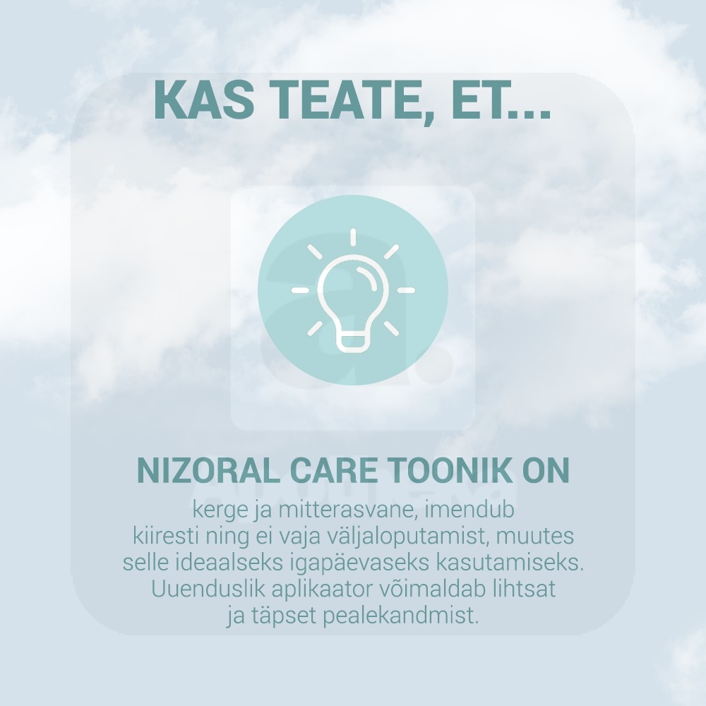 NIZORAL CARE TOONIK PEANAHALE 100ML - Изображение товара 4