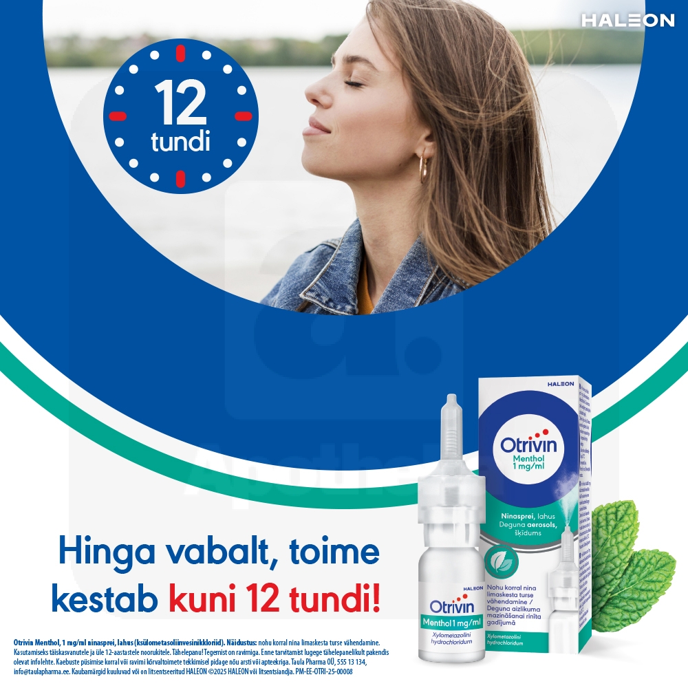 OTRIVIN MENTHOL NINASPREI 1MG/ML 10ML - Изображение товара 4