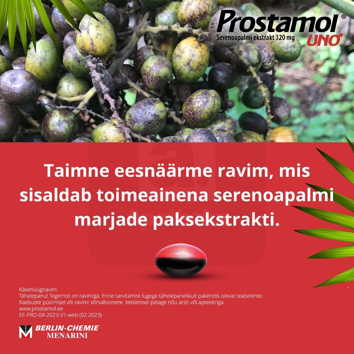 PROSTAMOL UNO PEHMEKAPSEL 320MG N30 - Изображение товара 3