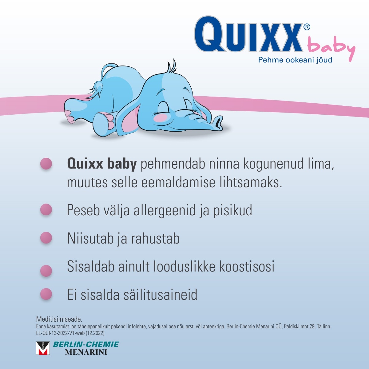 QUIXX BABY NINATILGAD 10ML ISOTOONILINE - Изображение товара 5