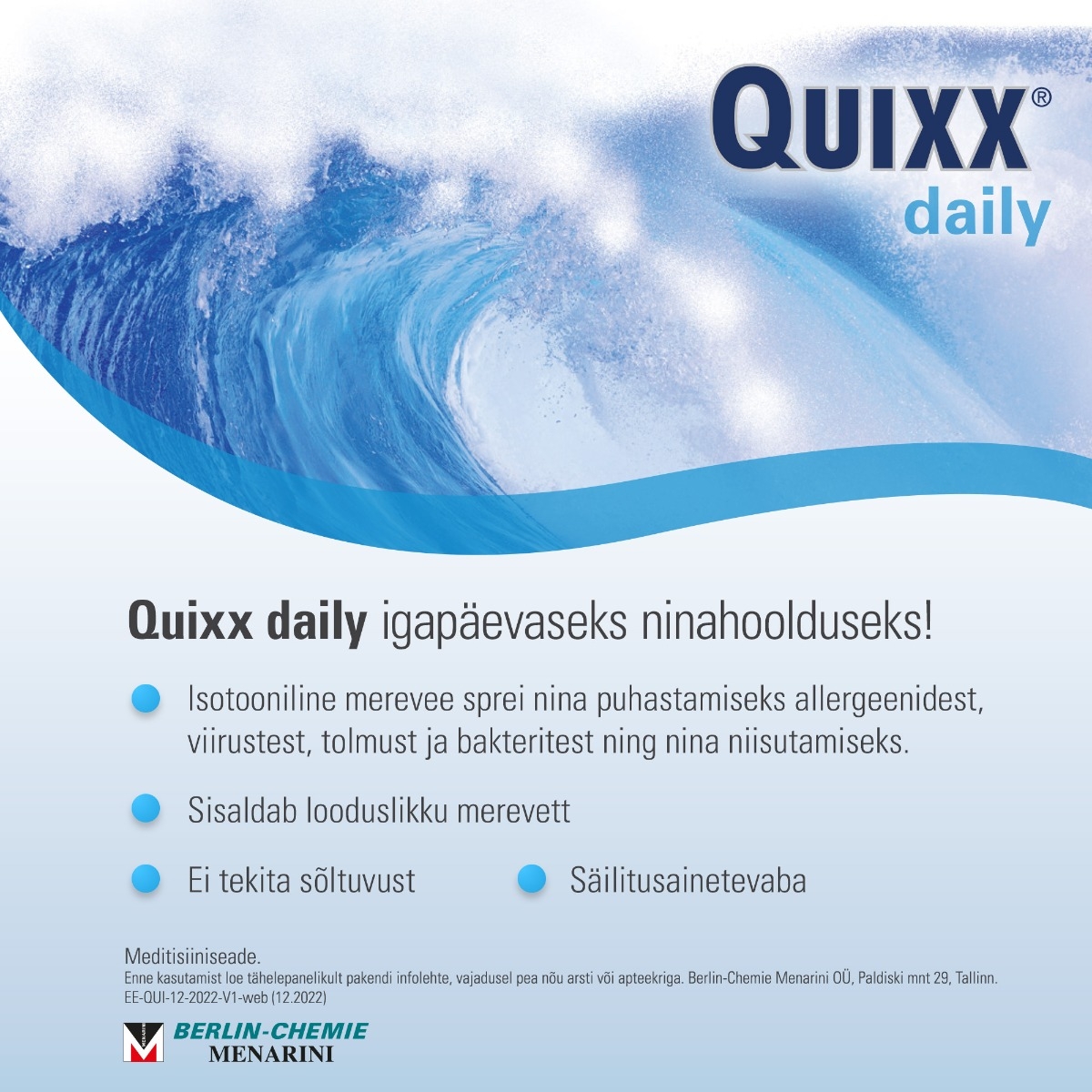 QUIXX DAILY NASAL SPRAY 100ML - Изображение товара 5