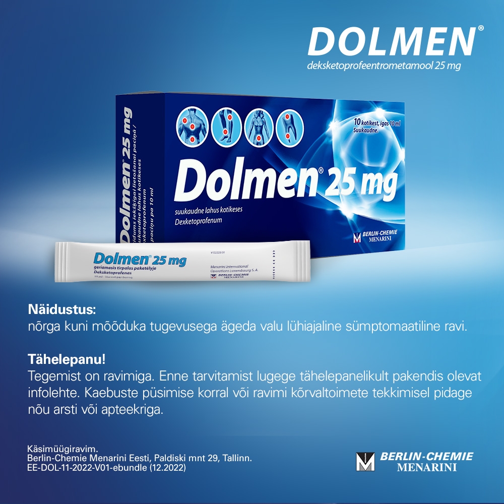 DOLMEN SUUKAUDNE LAHUS KOTIKESES 25MG N10 - Изображение товара 5